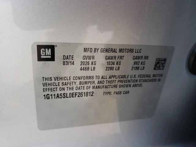 Photo 9 VIN: 1G11A5SL0EF261812 - CHEVROLET MALIBU LS 