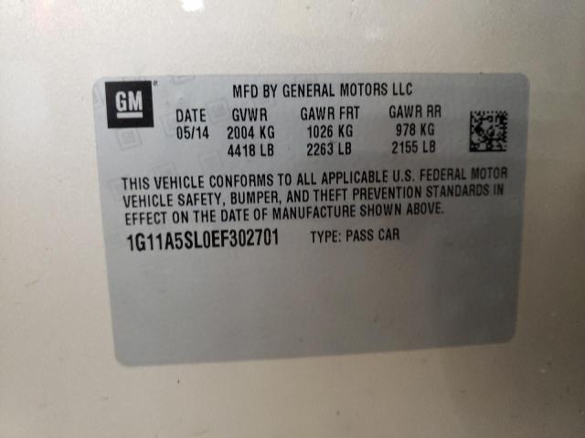 Photo 11 VIN: 1G11A5SL0EF302701 - CHEVROLET MALIBU LS 