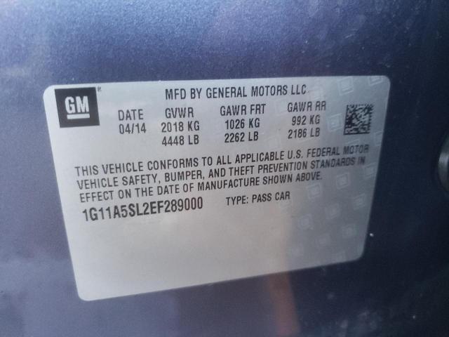 Photo 9 VIN: 1G11A5SL2EF289000 - CHEVROLET MALIBU LS 