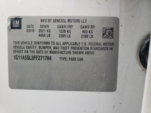 Photo 9 VIN: 1G11A5SL3FF271784 - CHEVROLET MALIBU LS 