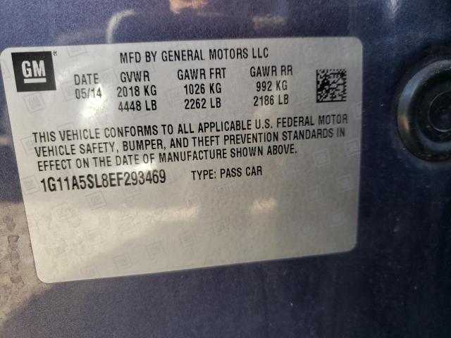 Photo 11 VIN: 1G11A5SL8EF293469 - CHEVROLET MALIBU LS 