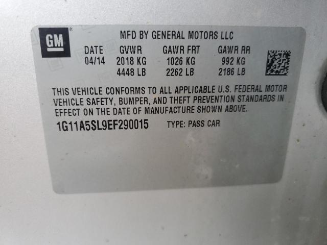 Photo 12 VIN: 1G11A5SL9EF290015 - CHEVROLET MALIBU 