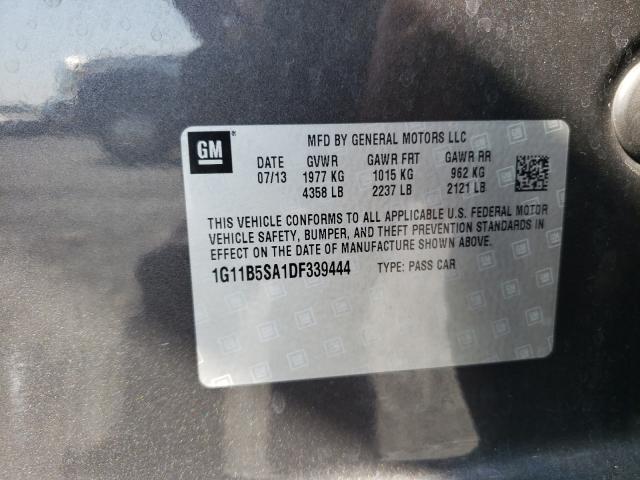 Photo 9 VIN: 1G11B5SA1DF339444 - CHEVROLET MALIBU LS 