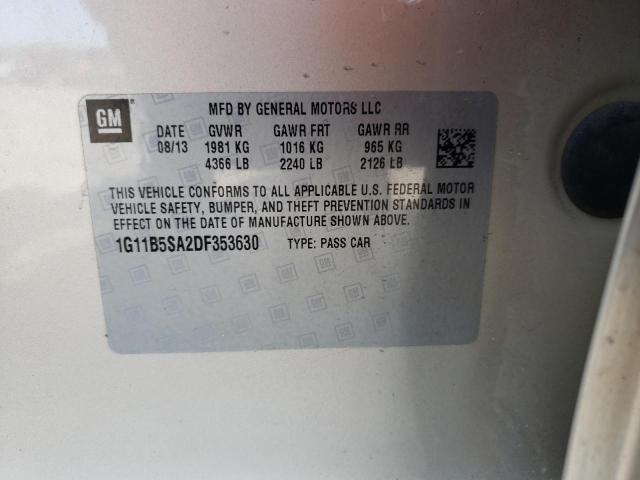 Photo 11 VIN: 1G11B5SA2DF353630 - CHEVROLET MALIBU LS 