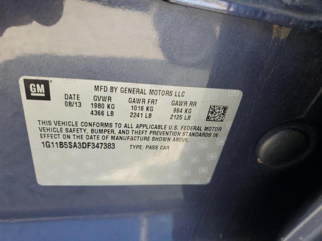 Photo 11 VIN: 1G11B5SA3DF347383 - CHEVROLET MALIBU LS 