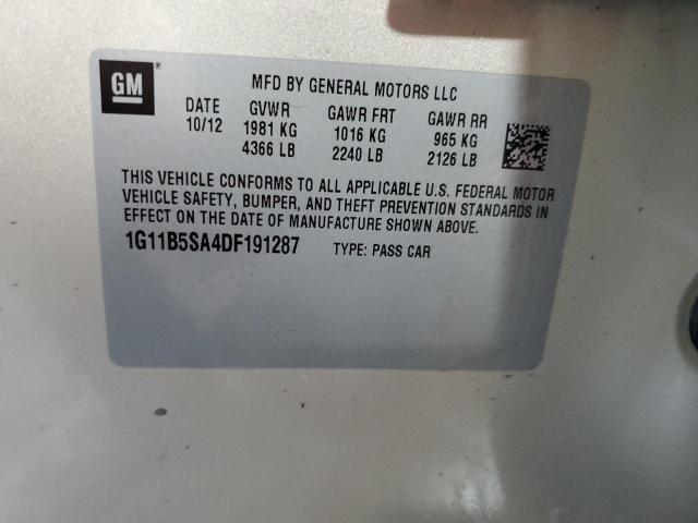 Photo 11 VIN: 1G11B5SA4DF191287 - CHEVROLET MALIBU LS 