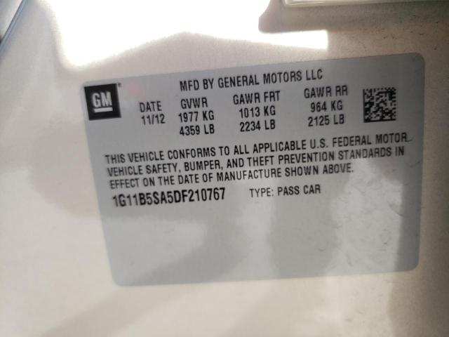 Photo 9 VIN: 1G11B5SA5DF210767 - CHEVROLET MALIBU LS 