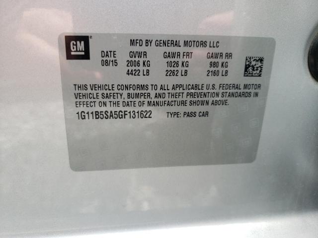 Photo 9 VIN: 1G11B5SA5GF131622 - CHEVROLET MALIBU LIM 