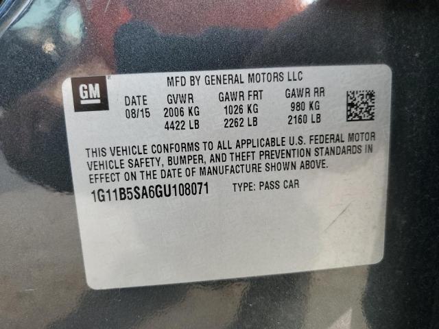 Photo 11 VIN: 1G11B5SA6GU108071 - CHEVROLET MALIBU LIM 