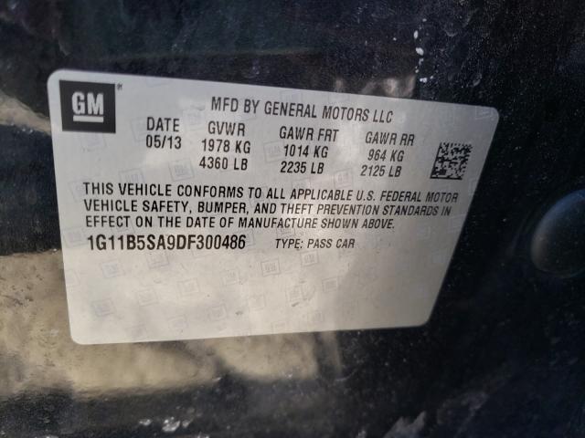 Photo 9 VIN: 1G11B5SA9DF300486 - CHEVROLET MALIBU LS 