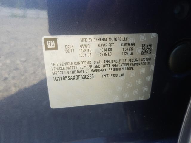 Photo 9 VIN: 1G11B5SAXDF330256 - CHEVROLET MALIBU LS 