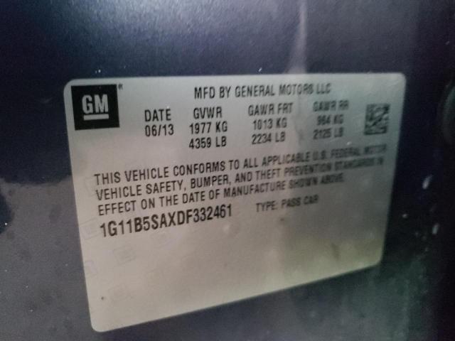 Photo 9 VIN: 1G11B5SAXDF332461 - CHEVROLET MALIBU LS 