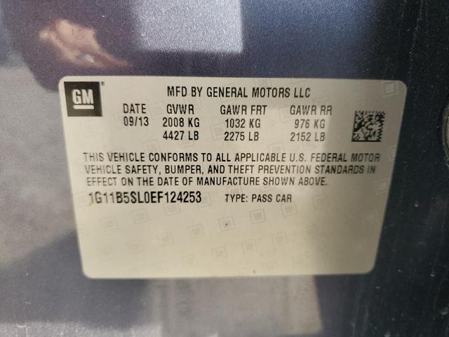 Photo 11 VIN: 1G11B5SL0EF124253 - CHEVROLET MALIBU 