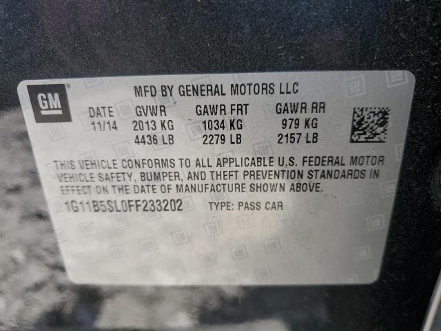 Photo 11 VIN: 1G11B5SL0FF233202 - CHEVROLET MALIBU LS 