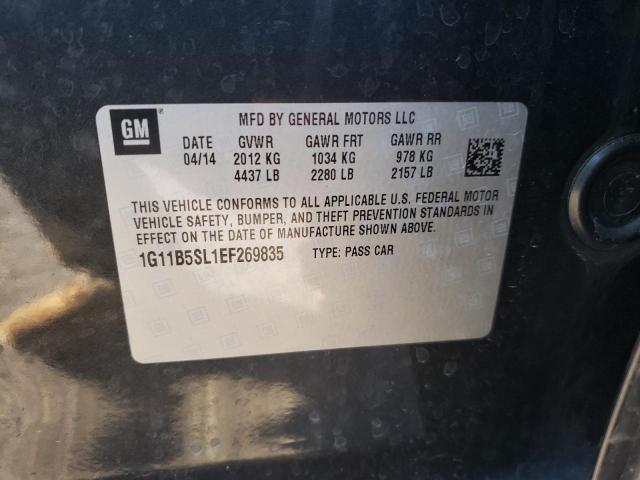 Photo 9 VIN: 1G11B5SL1EF269835 - CHEVROLET MALIBU LS 