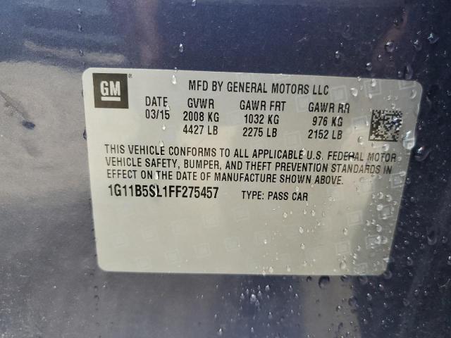 Photo 11 VIN: 1G11B5SL1FF275457 - CHEVROLET MALIBU 