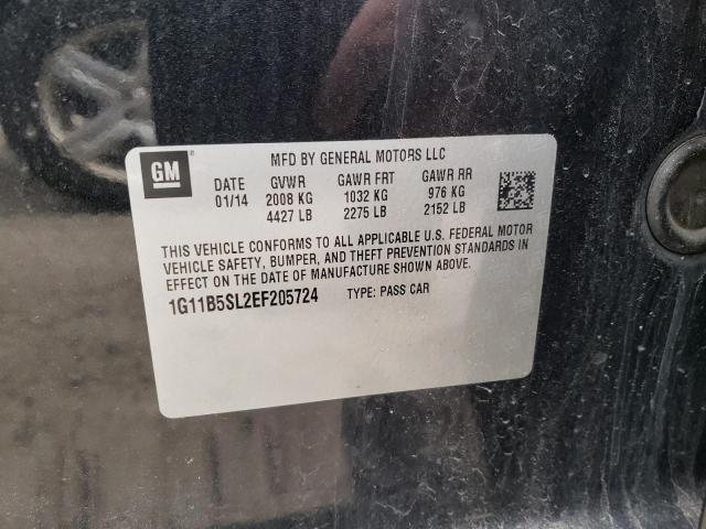 Photo 11 VIN: 1G11B5SL2EF205724 - CHEVROLET MALIBU LS 