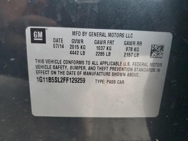 Photo 11 VIN: 1G11B5SL2FF129259 - CHEVROLET MALIBU 