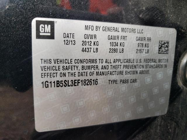 Photo 11 VIN: 1G11B5SL3EF182616 - CHEVROLET MALIBU 