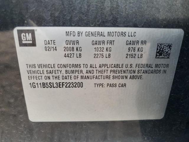 Photo 11 VIN: 1G11B5SL3EF223200 - CHEVROLET MALIBU LS 