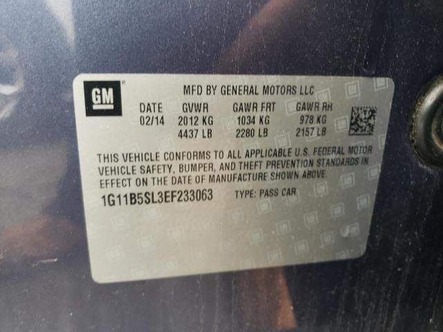 Photo 11 VIN: 1G11B5SL3EF233063 - CHEVROLET MALIBU 