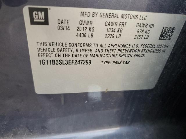 Photo 11 VIN: 1G11B5SL3EF247299 - CHEVROLET MALIBU LS 