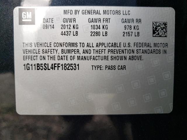 Photo 11 VIN: 1G11B5SL4FF182531 - CHEVROLET MALIBU 