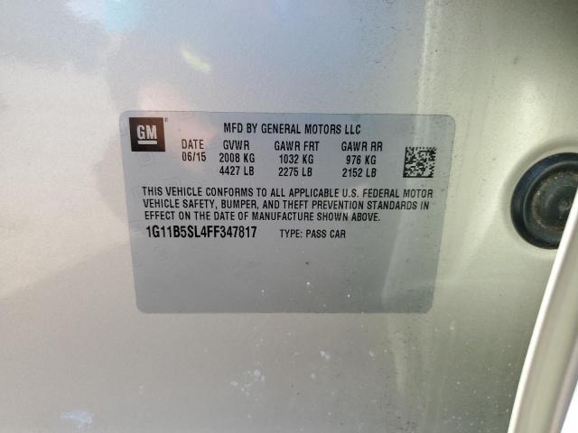 Photo 12 VIN: 1G11B5SL4FF347817 - CHEVROLET MALIBU LS 