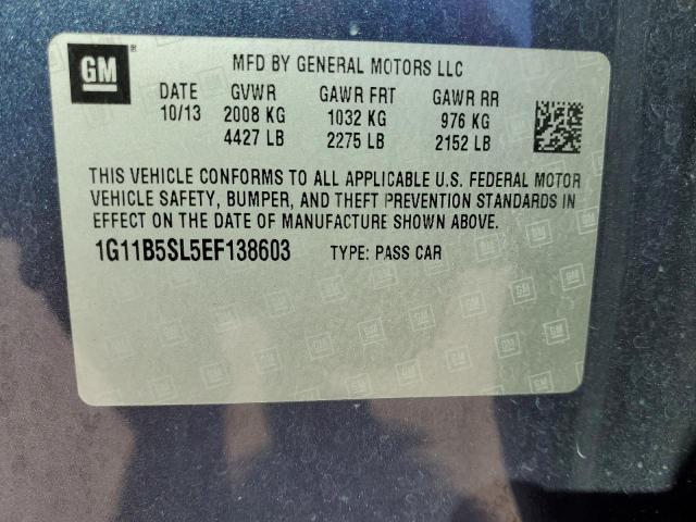 Photo 11 VIN: 1G11B5SL5EF138603 - CHEVROLET MALIBU LS 