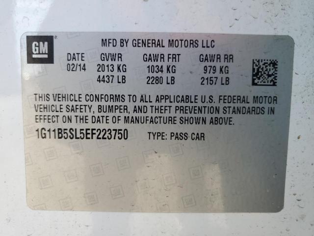 Photo 12 VIN: 1G11B5SL5EF223750 - CHEVROLET MALIBU 