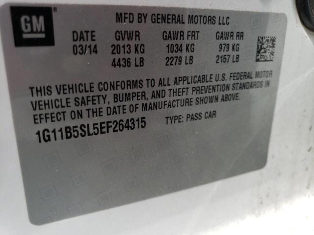 Photo 11 VIN: 1G11B5SL5EF264315 - CHEVROLET MALIBU LS 