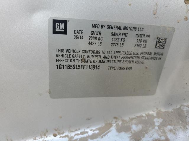 Photo 11 VIN: 1G11B5SL5FF113914 - CHEVROLET MALIBU LS 