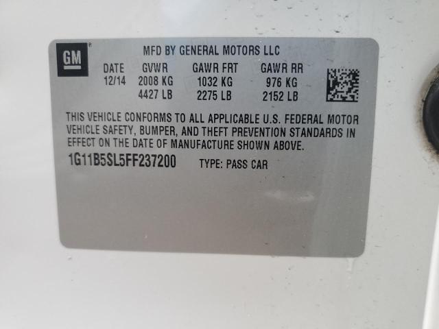 Photo 11 VIN: 1G11B5SL5FF237200 - CHEVROLET MALIBU 