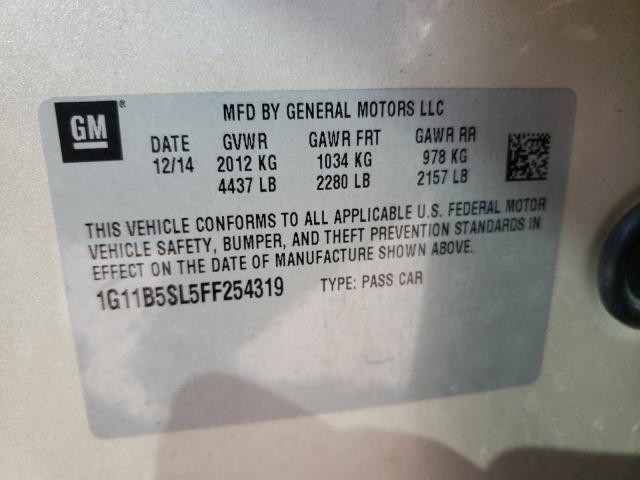 Photo 9 VIN: 1G11B5SL5FF254319 - CHEVROLET MALIBU LS 