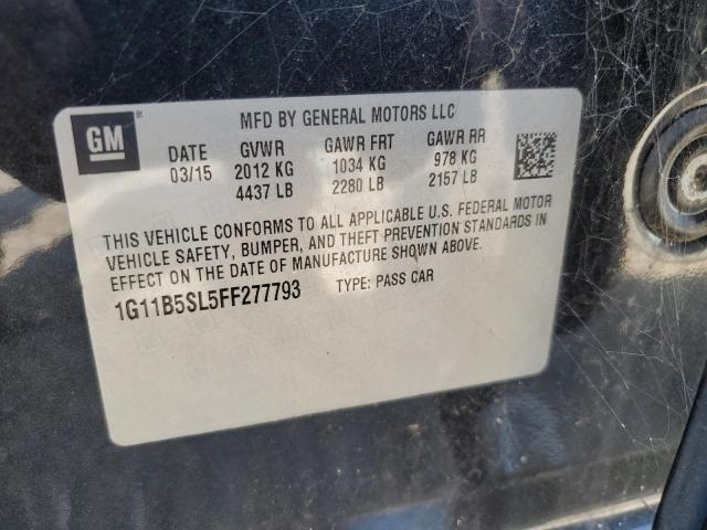 Photo 12 VIN: 1G11B5SL5FF277793 - CHEVROLET MALIBU LS 