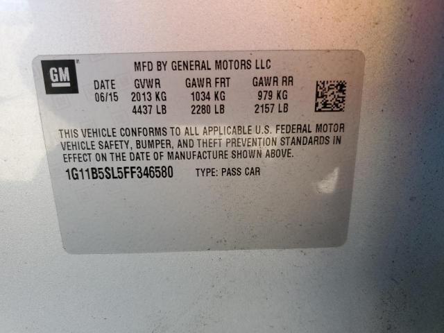 Photo 11 VIN: 1G11B5SL5FF346580 - CHEVROLET MALIBU 