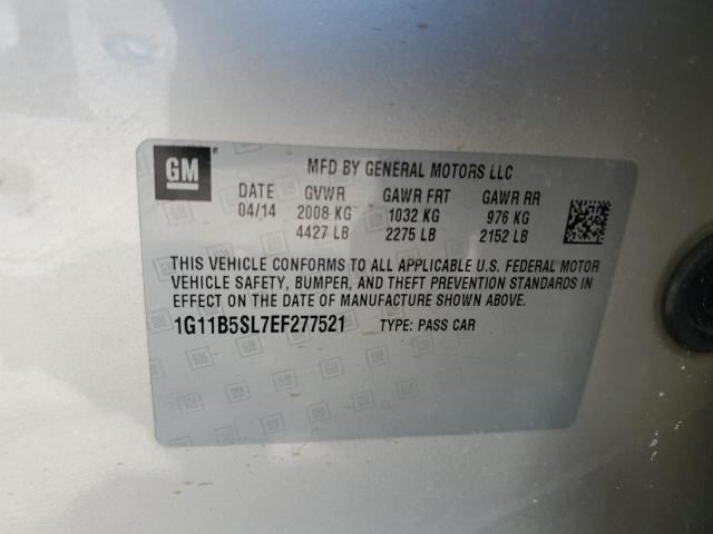 Photo 11 VIN: 1G11B5SL7EF277521 - CHEVROLET MALIBU 