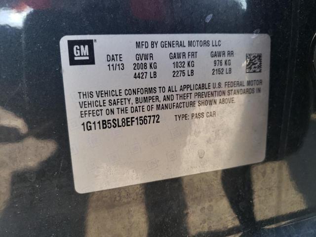 Photo 11 VIN: 1G11B5SL8EF156772 - CHEVROLET MALIBU LS 