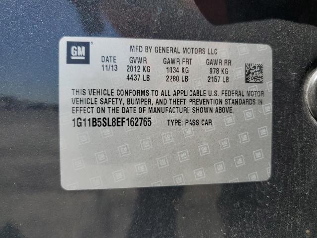 Photo 11 VIN: 1G11B5SL8EF162765 - CHEVROLET MALIBU LS 