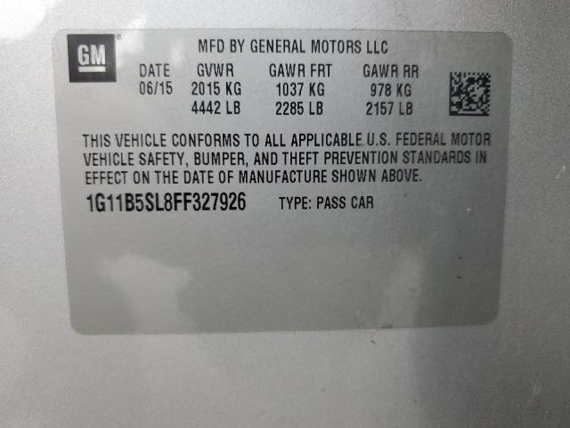 Photo 11 VIN: 1G11B5SL8FF327926 - CHEVROLET MALIBU LS 