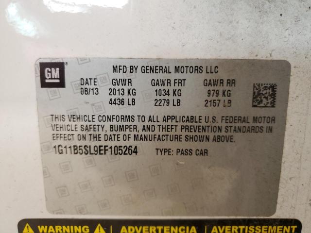 Photo 11 VIN: 1G11B5SL9EF105264 - CHEVROLET MALIBU LS 