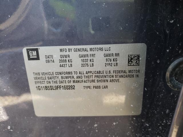 Photo 9 VIN: 1G11B5SL9FF160282 - CHEVROLET MALIBU LS 