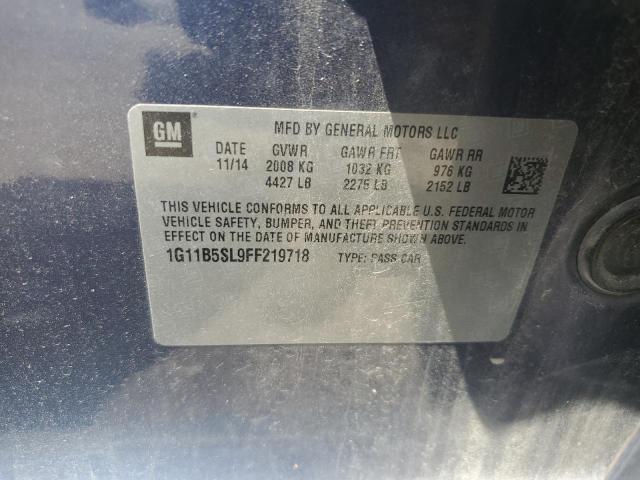 Photo 11 VIN: 1G11B5SL9FF219718 - CHEVROLET MALIBU 