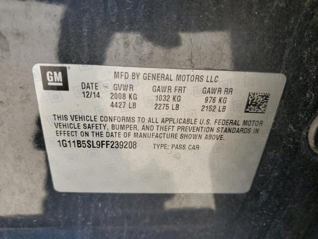 Photo 11 VIN: 1G11B5SL9FF239208 - CHEVROLET MALIBU LS 