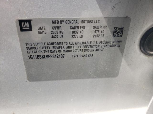 Photo 11 VIN: 1G11B5SL9FF312187 - CHEVROLET MALIBU 