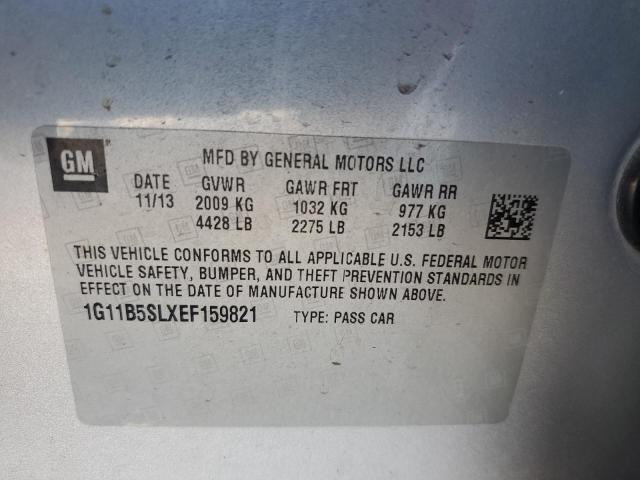 Photo 11 VIN: 1G11B5SLXEF159821 - CHEVROLET MALIBU LS 