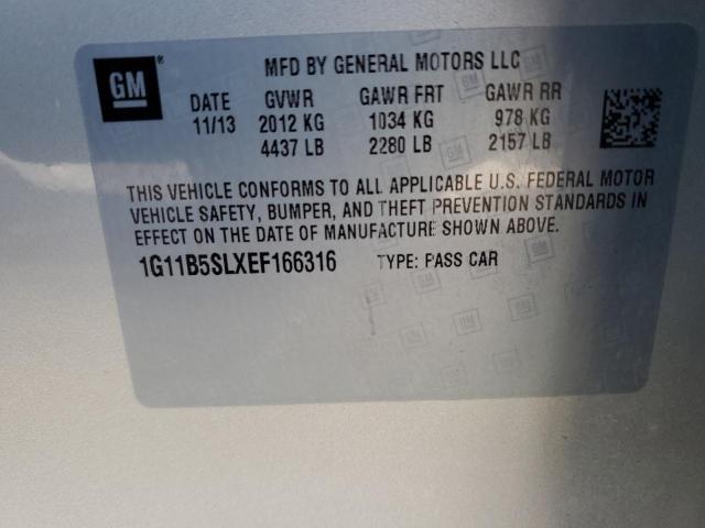 Photo 11 VIN: 1G11B5SLXEF166316 - CHEVROLET MALIBU LS 