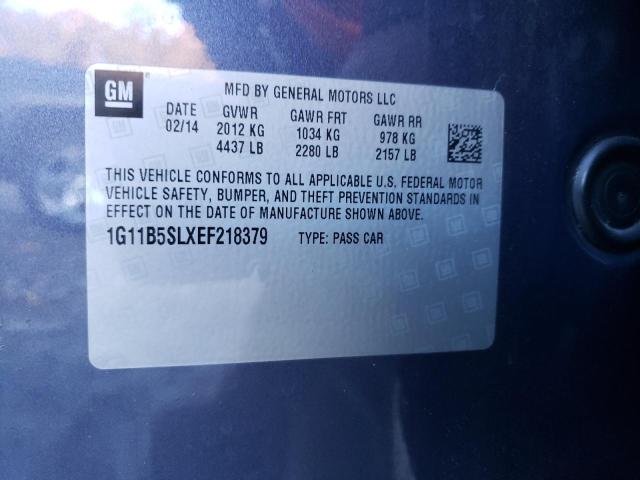 Photo 9 VIN: 1G11B5SLXEF218379 - CHEVROLET MALIBU LS 