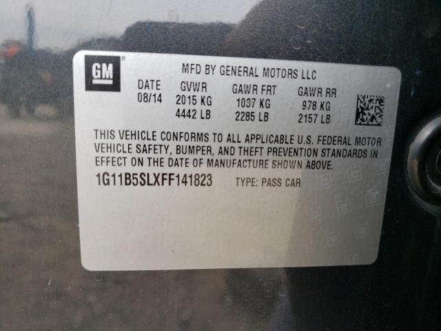 Photo 12 VIN: 1G11B5SLXFF141823 - CHEVROLET MALIBU LS 