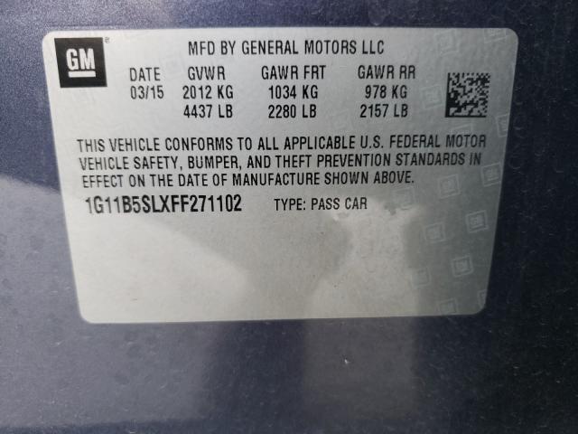 Photo 9 VIN: 1G11B5SLXFF271102 - CHEVROLET MALIBU LS 